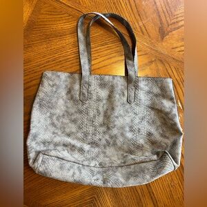 Atmosphere Super Soft Gray Hobo Style Two Strap Shoulder Bag Magnetic Closure